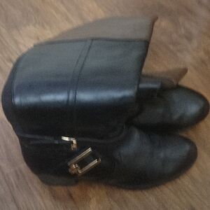 Liz Claiborne Black and Brown Winter Boots